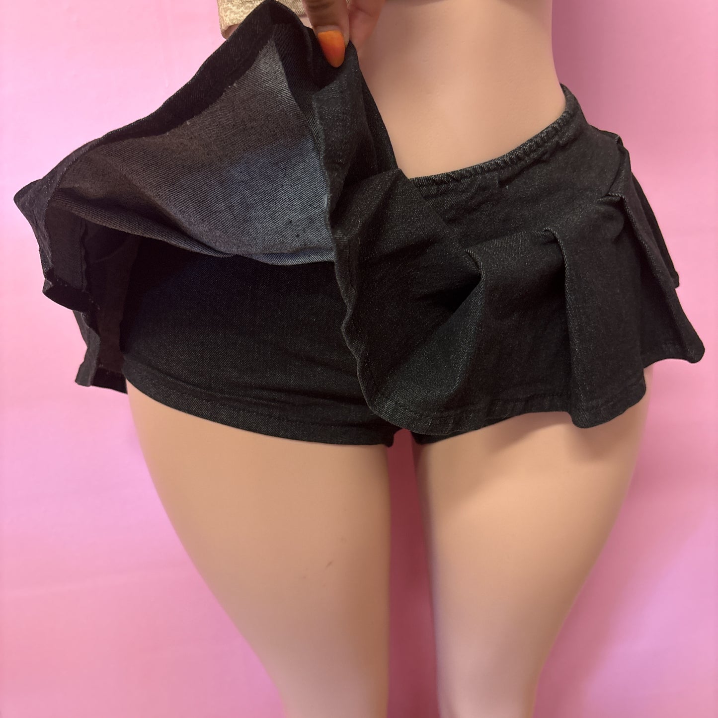 Mineral Wash Micro Skort
