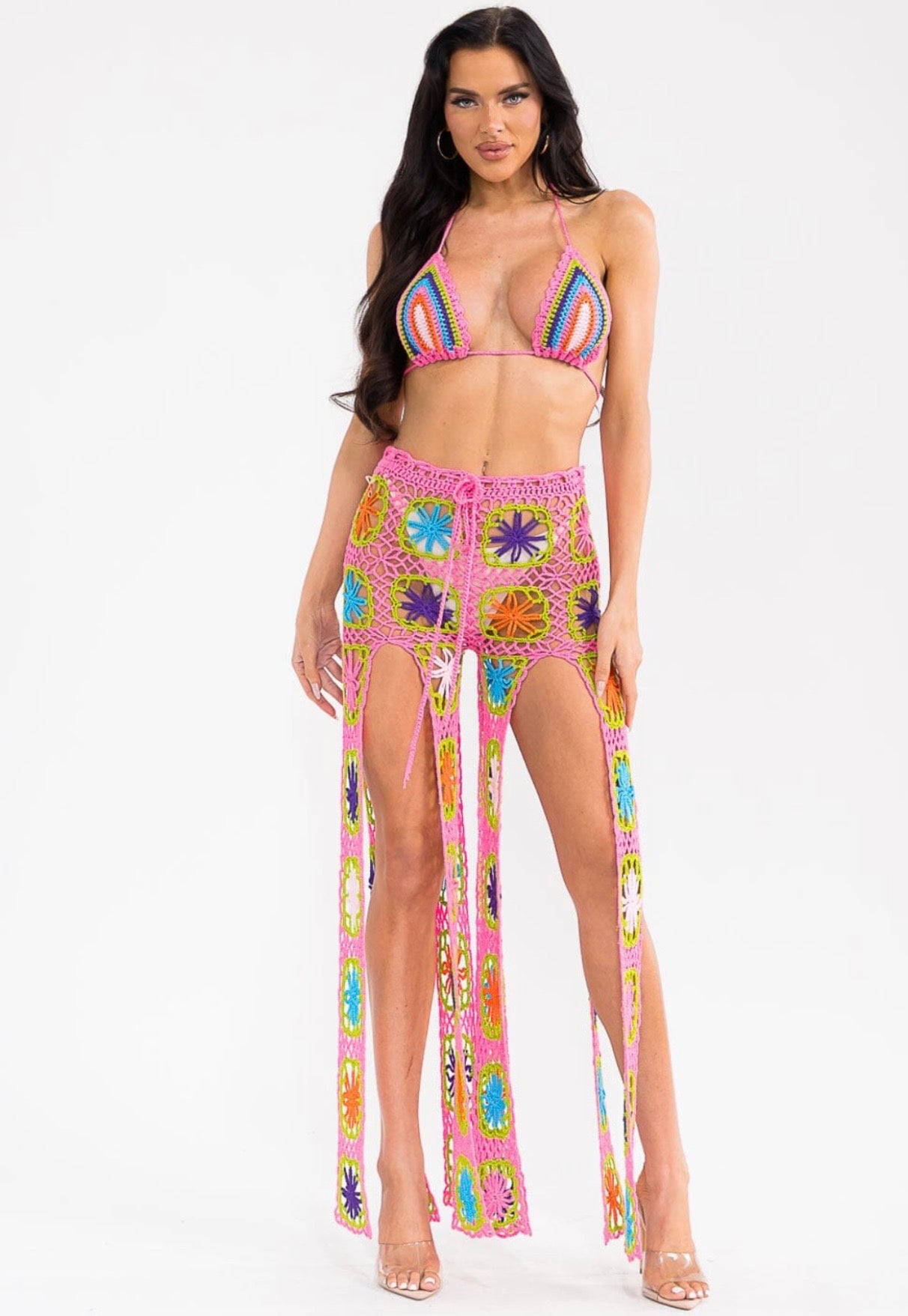 Rainbow Candy Crotchet Set