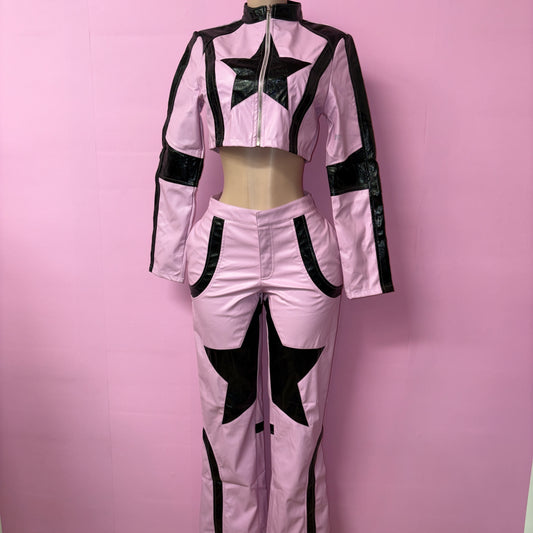 Baddie Star Moto Set