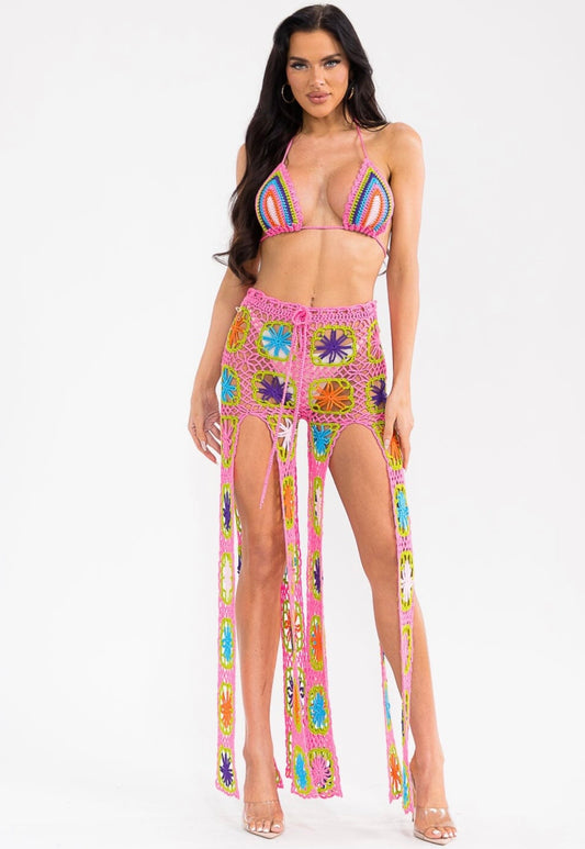 Rainbow Candy Crotchet Set