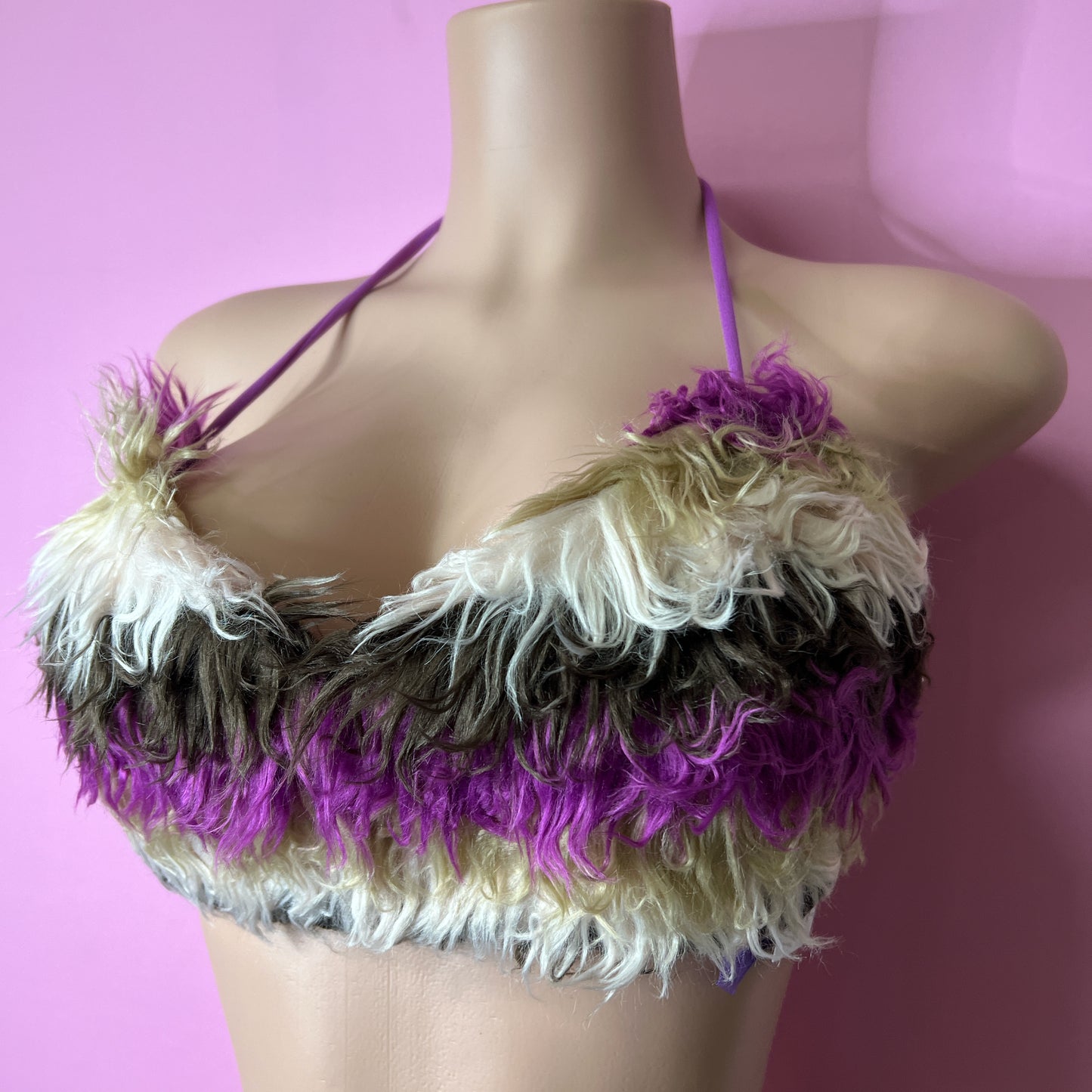 Purple Fuzzy Top